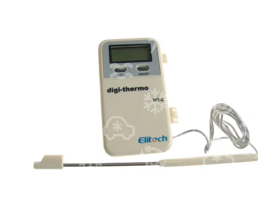 teploměr digitální, -50/+300 °C, rozlišení 0,1 °C, sonda 1 m, WT2